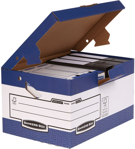 FELLOWES BankersBox Maxi 0048901 weiss/blau 378x301x560mm
