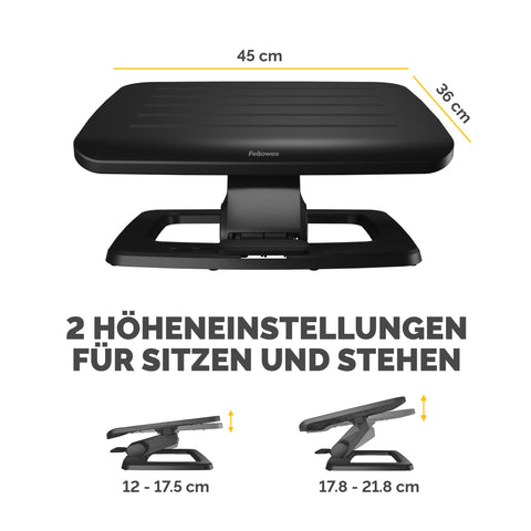 FELLOWES Fussstütze Hana LT 100016998 schwarz