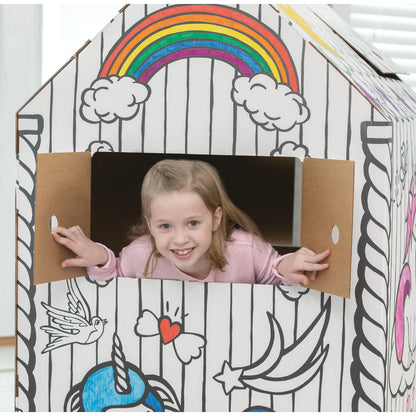 FELLOWES Spielhaus BANKERS BOX 1232401 Einhorn 121x97x81cm