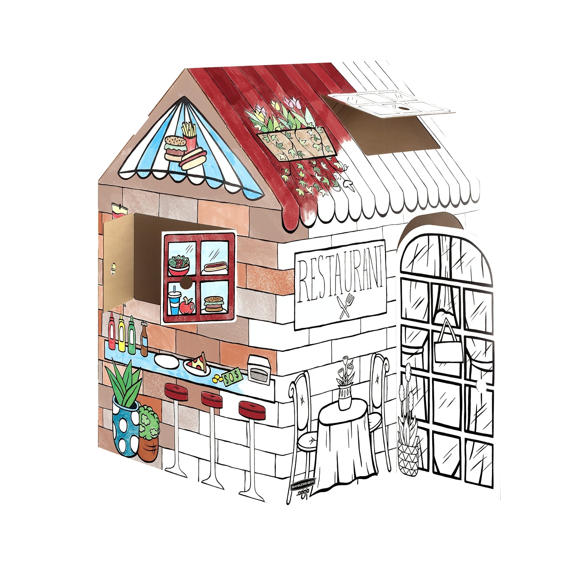 FELLOWES Spielhaus BANKERS BOX 1232501 Candy Shop 121x97x81cm