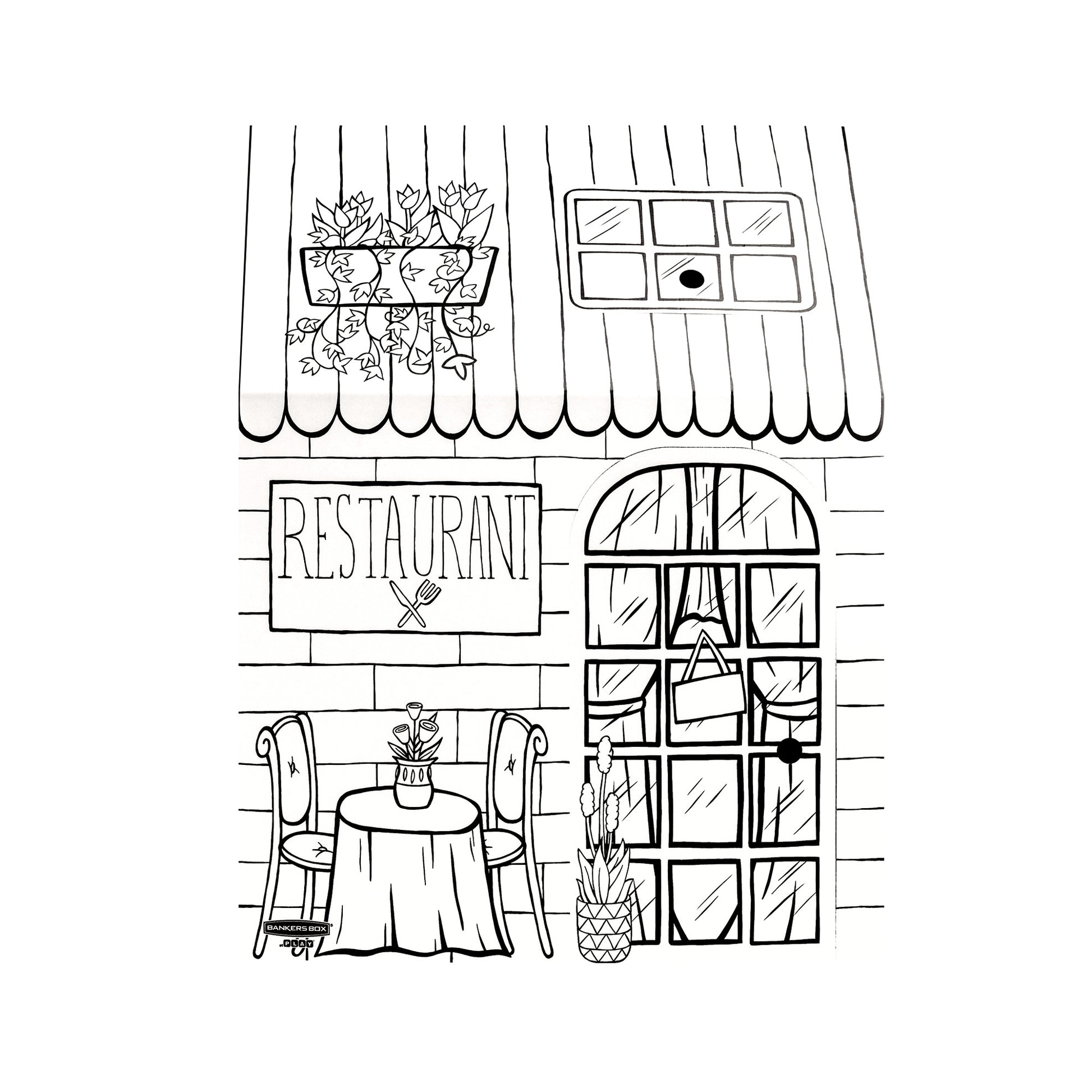 FELLOWES Spielhaus BANKERS BOX 1232501 Candy Shop 121x97x81cm