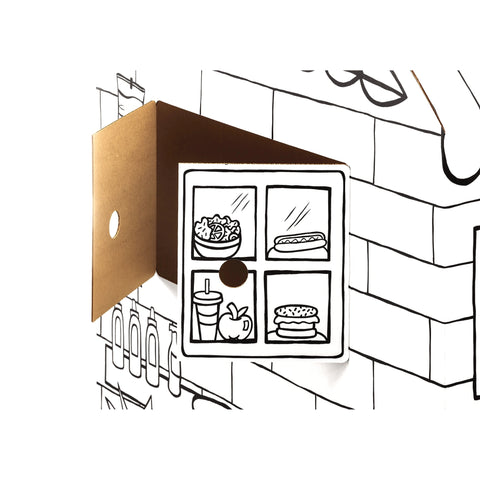 FELLOWES Spielhaus BANKERS BOX 1232501 Candy Shop 121x97x81cm