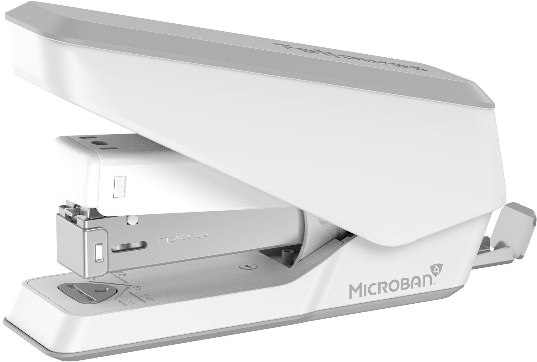 FELLOWES Heftgerät EasyPress LX840 5011701 Microban, weiss 25 Blatt