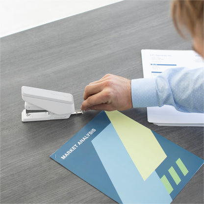 FELLOWES Heftgerät EasyPress LX840 5011701 Microban, weiss 25 Blatt