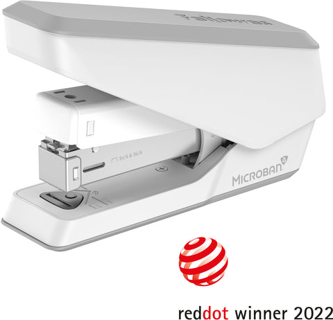 FELLOWES Heftgerät EasyPress LX840 5011701 Microban, weiss 25 Blatt