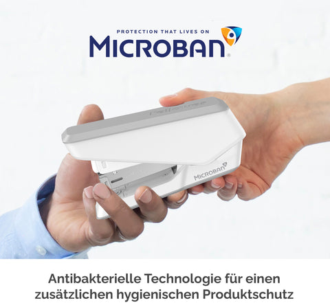 FELLOWES Heftgerät EasyPress LX840 5011701 Microban, weiss 25 Blatt