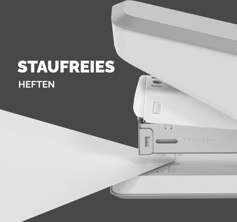 FELLOWES Heftgerät EasyPress LX840 5011701 Microban, weiss 25 Blatt