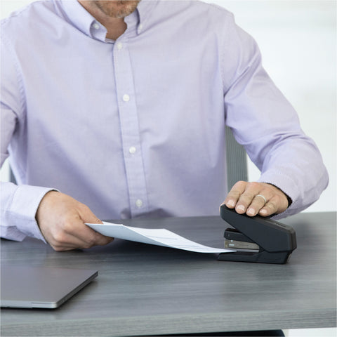 FELLOWES Heftgerät EasyPress LX840 5012901 Microban, schwarz 25 Blatt