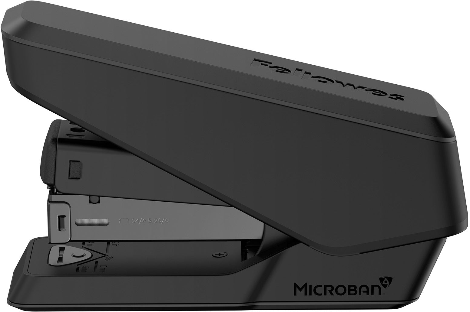 FELLOWES Heftgerät EasyPress LX840 5012901 Microban, schwarz 25 Blatt