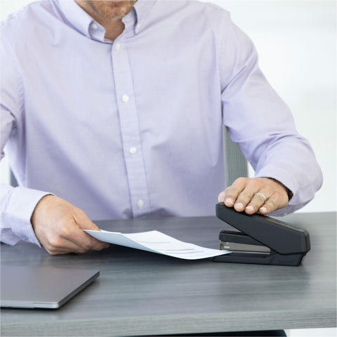 FELLOWES Heftgerät EasyPress LX850 5013001 Microban, schwarz 25 Blatt