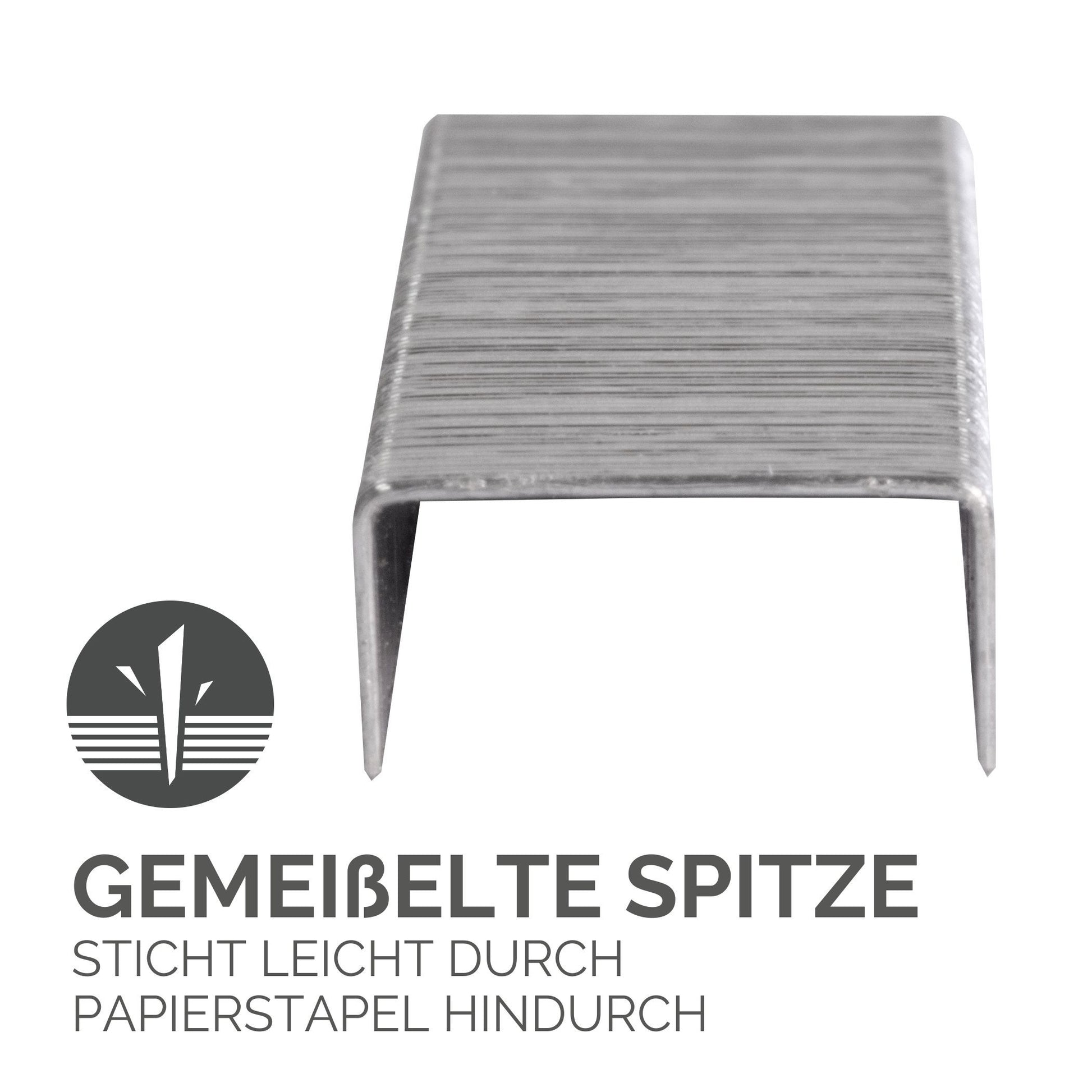 FELLOWES Heftklammern 26/6 mm 5117501 Vollstreifen 5000 STK