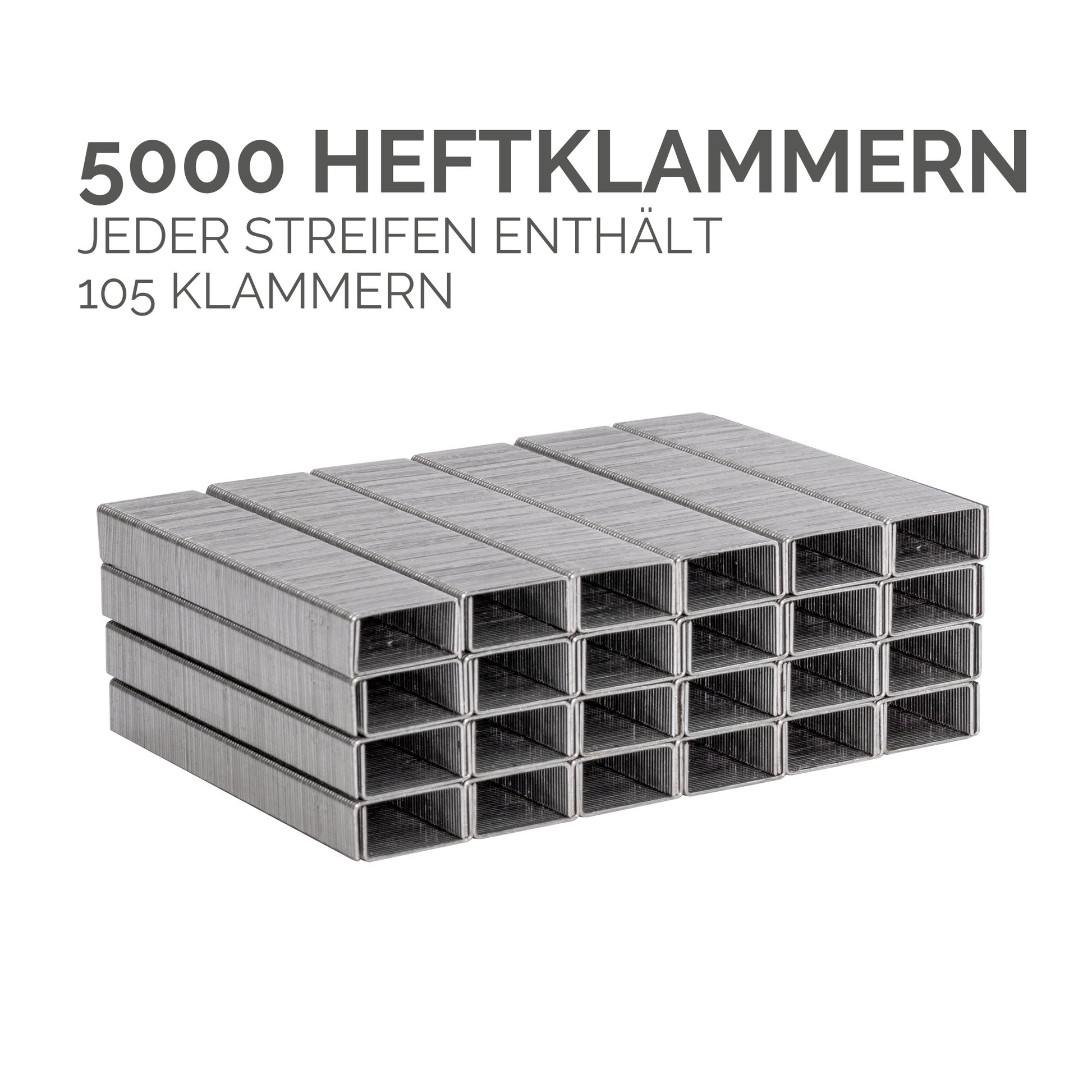 FELLOWES Heftklammern 26/6 mm 5117601 Halbstreifen 5000 STK