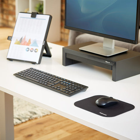 FELLOWES Mausmatte 58024 gummiert schwarz