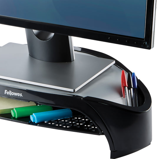 FELLOWES Monitor Ständer Plus 8020801 schwarz/silber