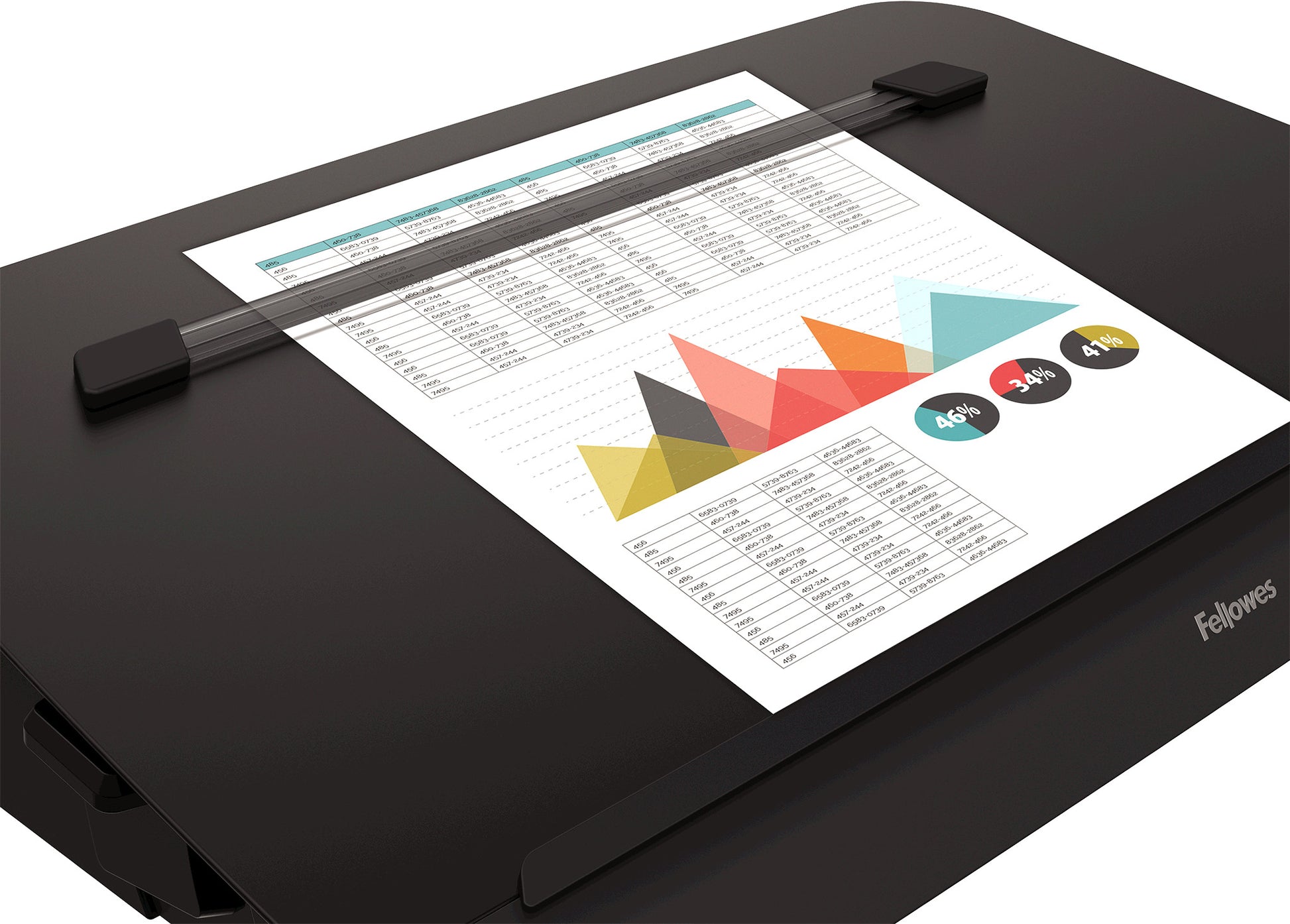 FELLOWES Dokumentenhalter Hana 8055701 schwarz