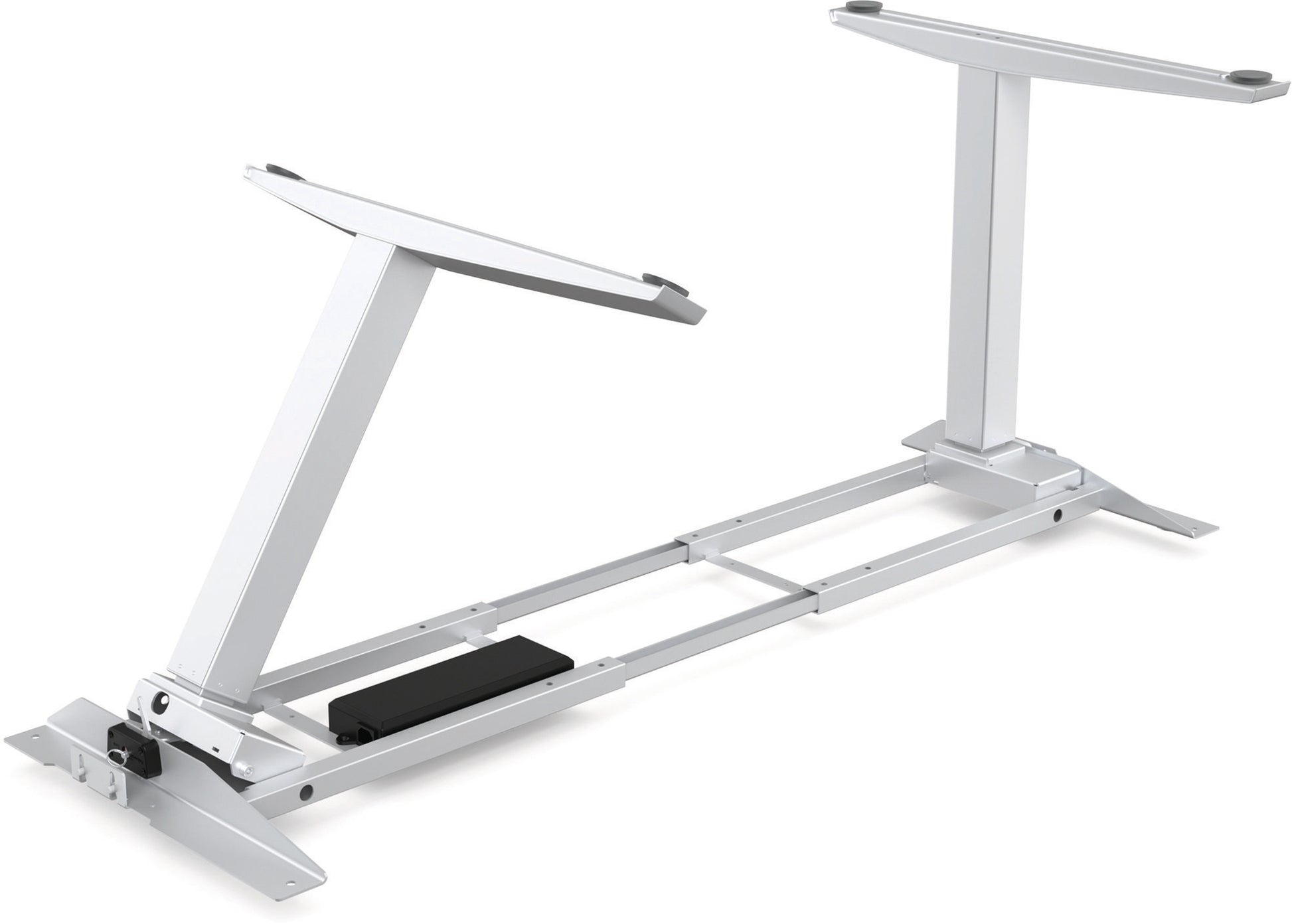 FELLOWES Hubtischgestell Levado 8802001 silber, höhenverstellbar