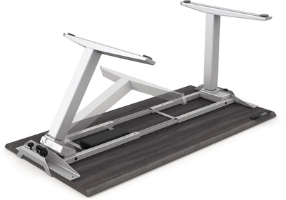 FELLOWES Hubtischgestell Levado 8802001 silber, höhenverstellbar