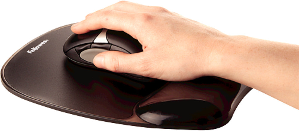 FELLOWES Mausmatte m. Handgelenkauflage 9112101 schwarz