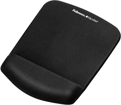 FELLOWES Mausmatte Plushtouch 9252003 schwarz,mit Handgelenkauflage