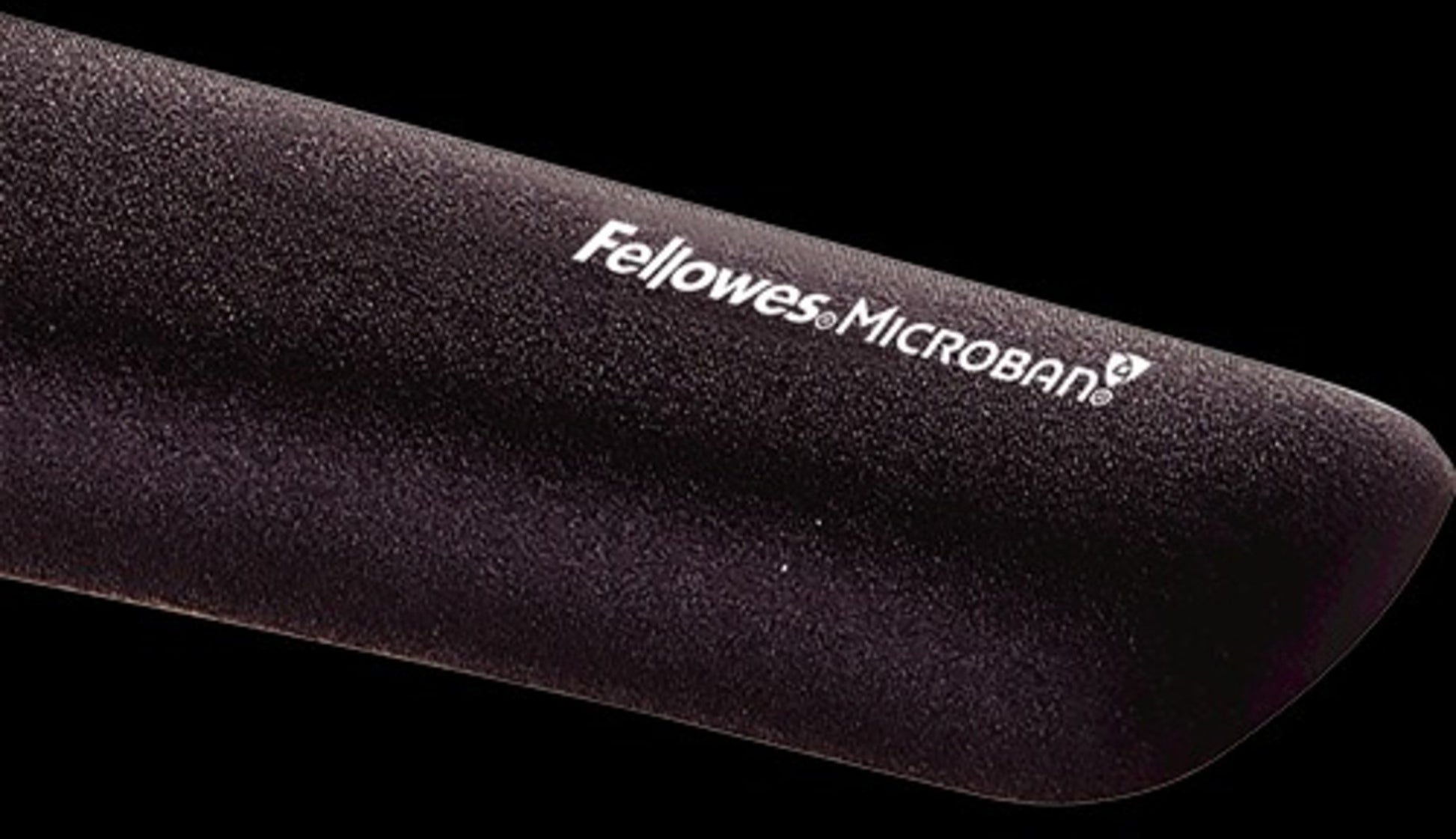 FELLOWES Handgelenkauflage Plushtouch 9252103 schwarz, für Tastatur