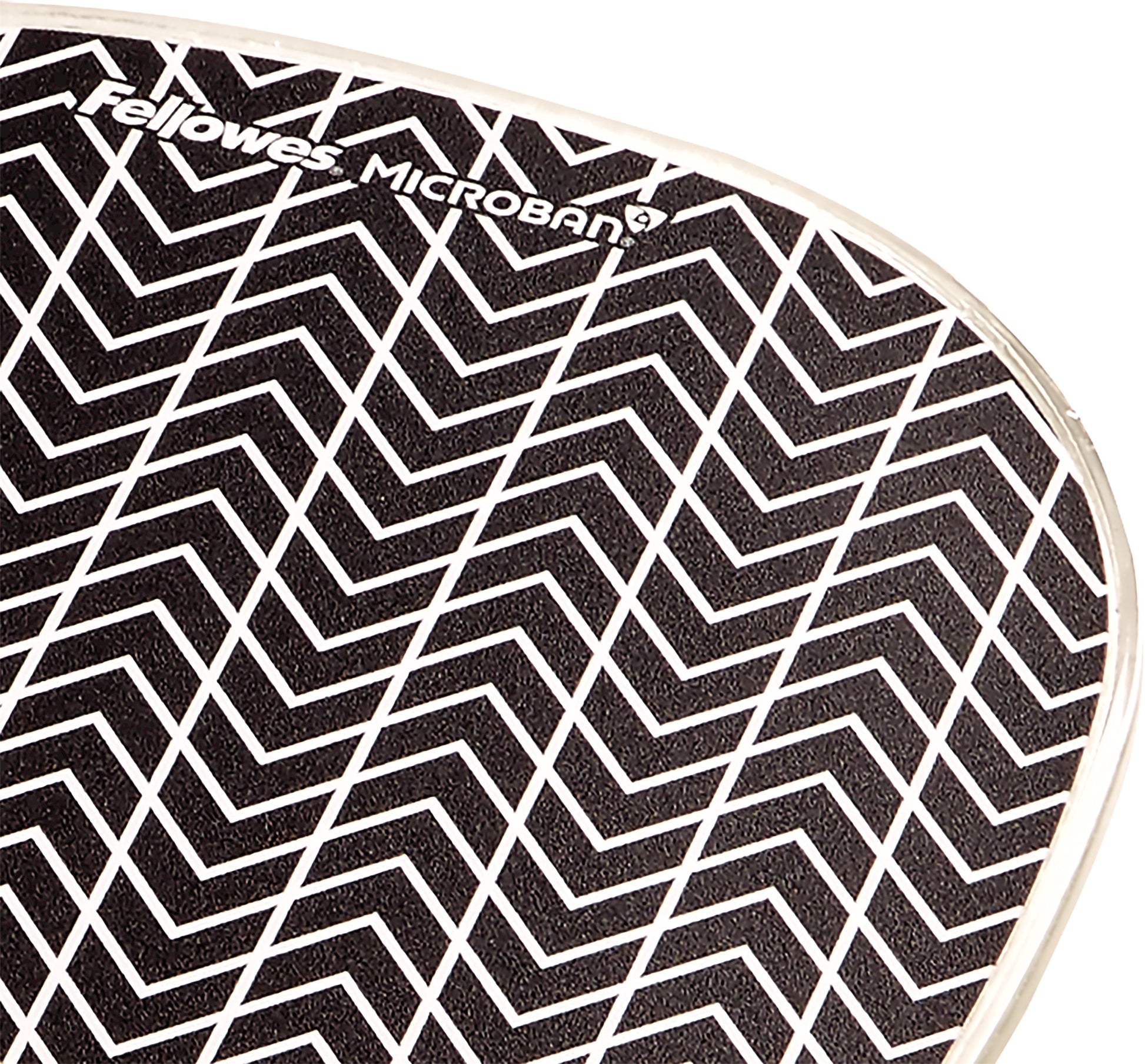 FELLOWES Mausmatte Photo 9653401 s/w zik,mit Handgelenkauflage