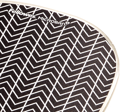 FELLOWES Mausmatte Photo 9653401 s/w zik,mit Handgelenkauflage