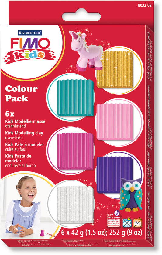FIMO Modellierset Kids 6x42g 803202 Girlie