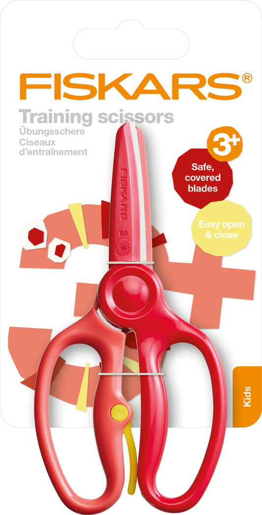 FISKARS Kinderschere 8.6cm 1064067 rot, zur Übung