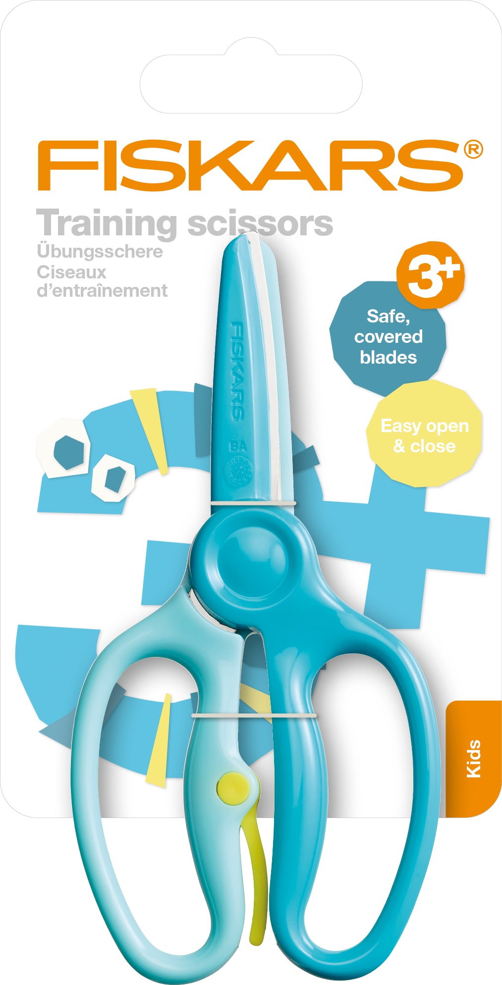 FISKARS Kinderschere 8.6cm 1064068 türkis, zur Übung