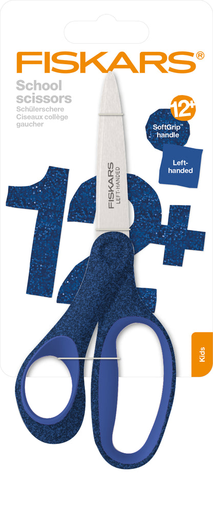 FISKARS Schulschere 18cm 1067862 blau, Linkshänder