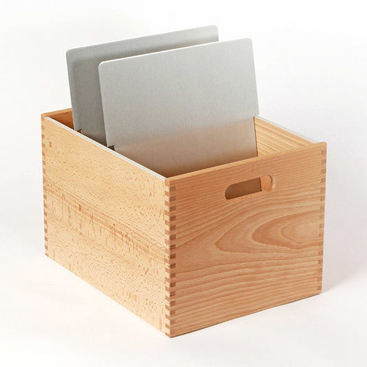 FLÜCK Karteikasten A4 hoch A4HOCH/30 Buche 30 cm