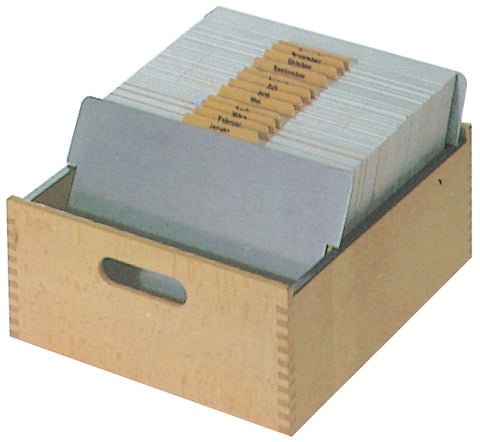FLÜCK Karteikasten A6 A6HOCH/30 Buche