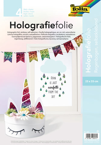 FOLIA Holographische Folie 23x33cm 347 selbstklebend