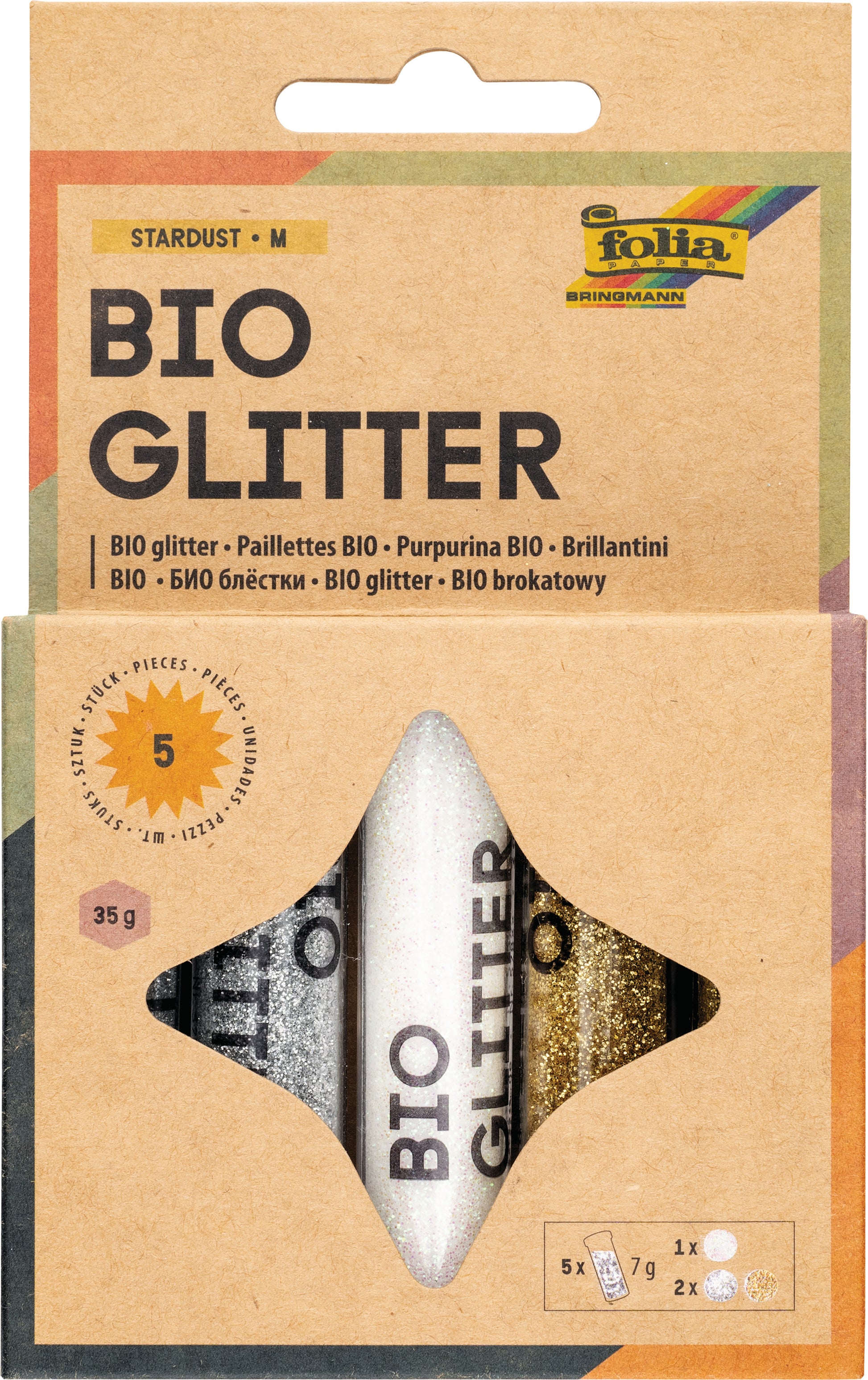 FOLIA BIO Glitzer Mix M 57811 Stardust