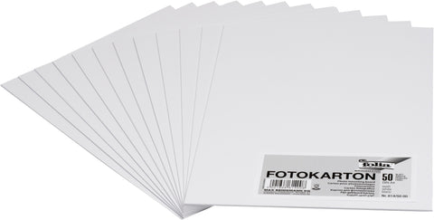 FOLIA Fotokarton A4 614/50 00 300g, weiss 50 Blatt