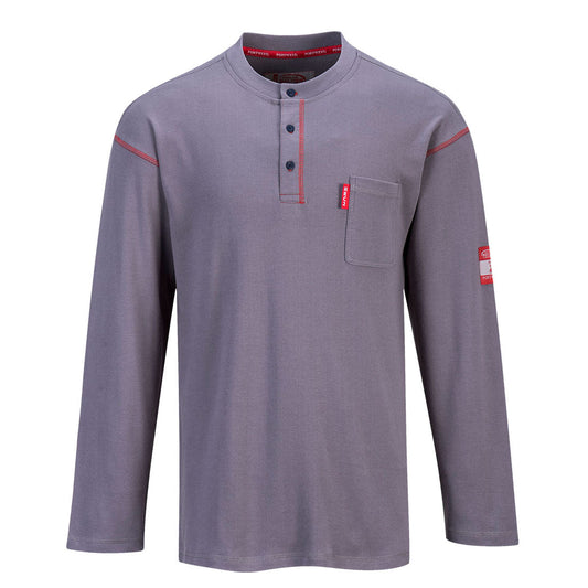Bizflame Henleykragen-Shirt