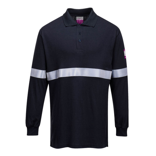Portwest FR03 Poloshirt – Marine – bequem & funktional