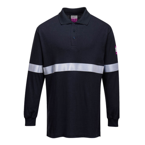 Portwest FR03 Poloshirt – Marine – bequem & funktional
