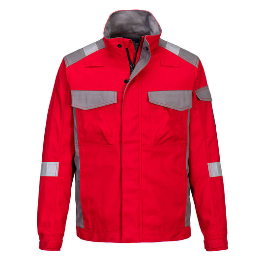 Portwest FR08 Arbeitsjacke – Rot – robust & funktional