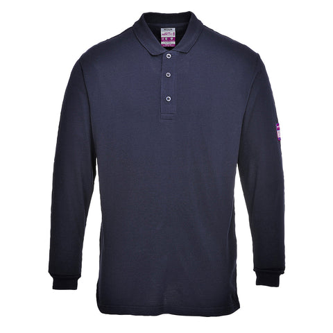 Portwest FR10 Poloshirt – Marine – bequem & funktional