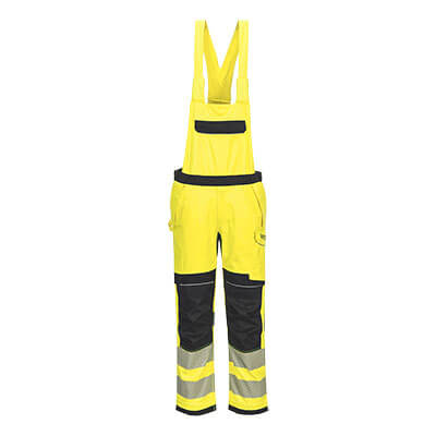 Portwest FR420 Hose – Gelb/Schwarz – strapazierfähige Arbeitshose