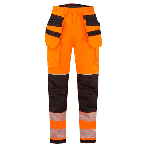 Portwest FR427 Hose – Orange/Schwarz – strapazierfähige Arbeitshose