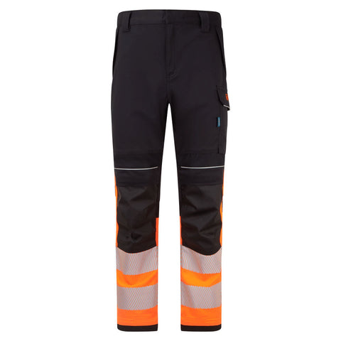 Portwest FR451 Hose – Orange/Schwarz – strapazierfähige Arbeitshose