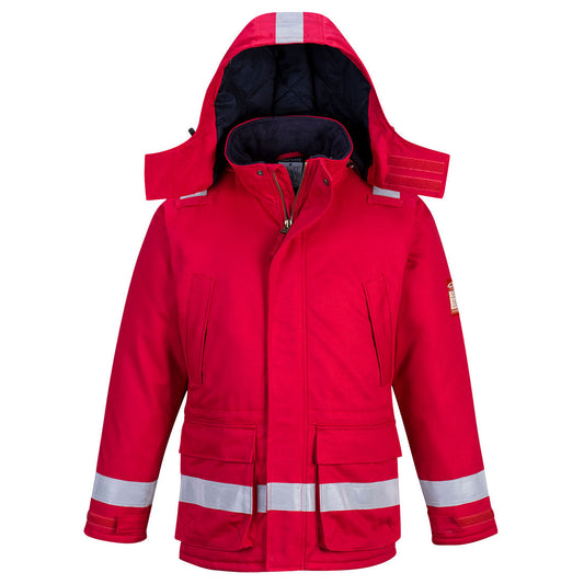 Portwest FR59 Arbeitsjacke – Rot – robust & funktional