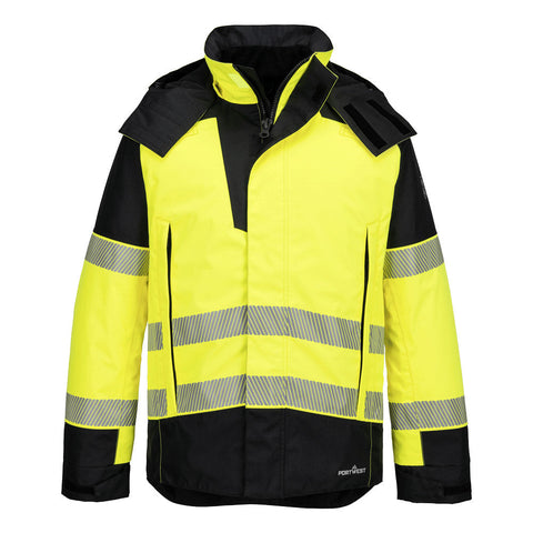 Portwest FR606 Arbeitsjacke – Gelb/Schwarz – robust & funktional