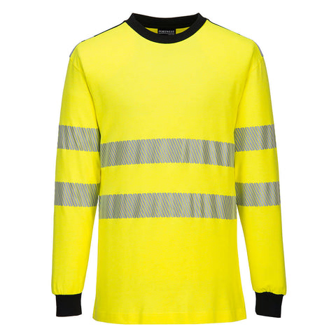 Portwest FR701 Shirt – Gelb/Schwarz – bequem & funktional