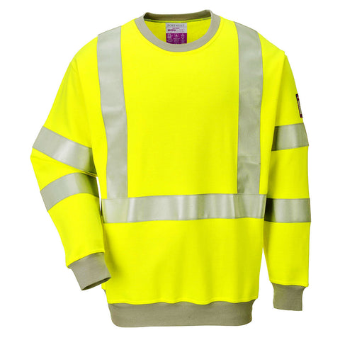 Portwest FR72 Sweatshirt – Gelb – bequem & sichtbar