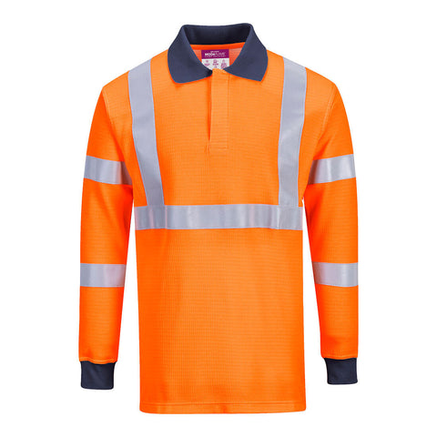 Portwest FR76 Poloshirt – Orange – bequem & funktional