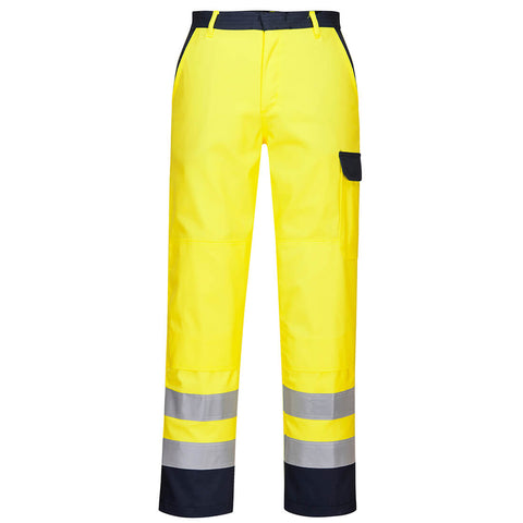 Portwest FR92 Hose – Gelb – strapazierfähige Arbeitshose