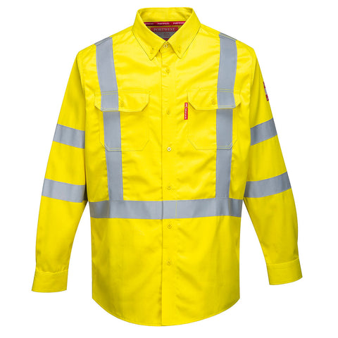 Portwest FR95 Hose – Gelb – strapazierfähige Arbeitshose